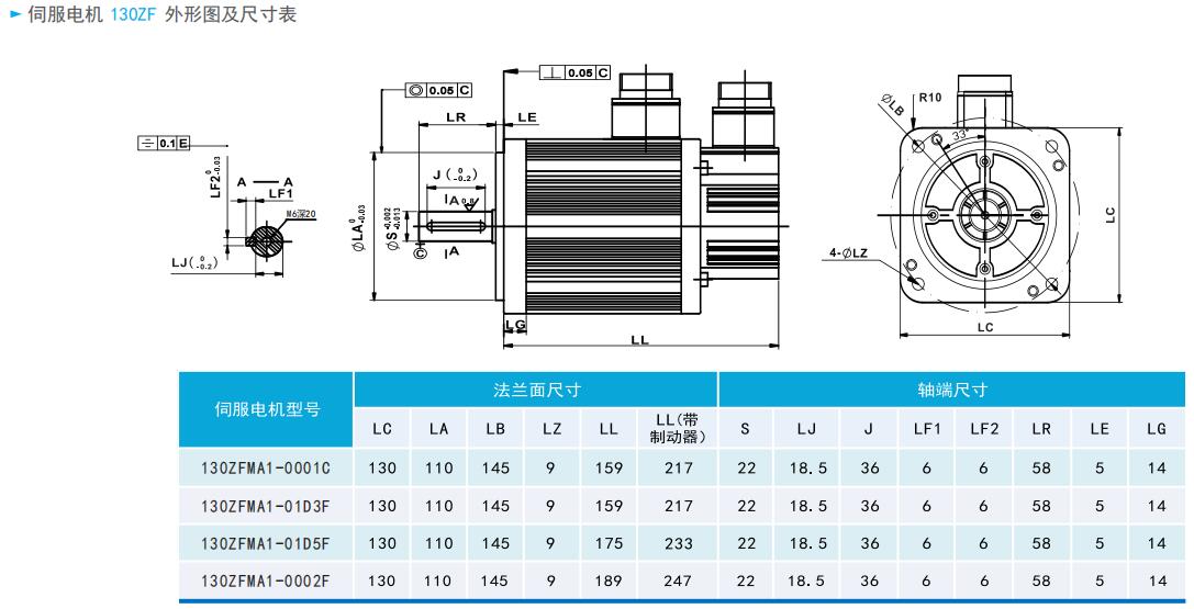 ZF130系列通用型伺服电机外形图及尺寸表.jpg